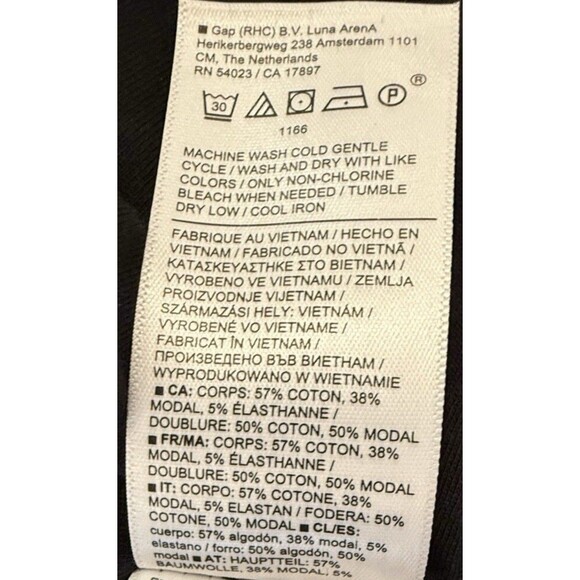 Athleta Della Dress Black L Supima Cotton Modal Blend Sleeveless NWT - Picture 8 of 8